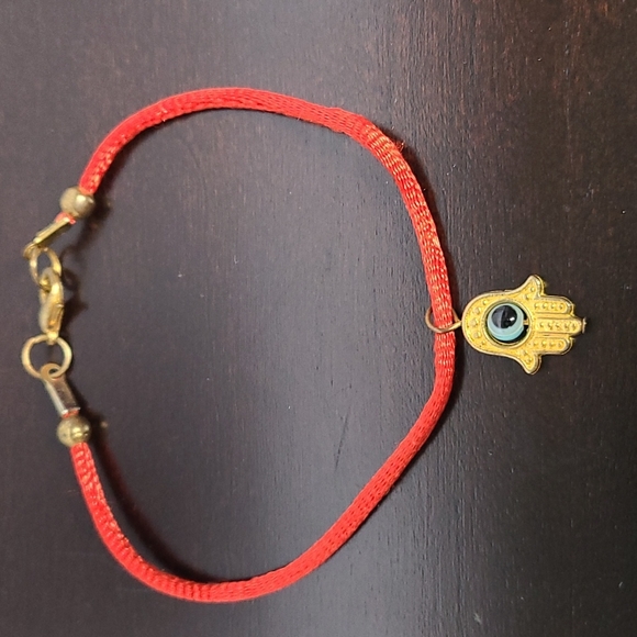 Set of 3 red strings from Jerusalem evil eye protection Hamsa Bracelet - Picture 9 of 16